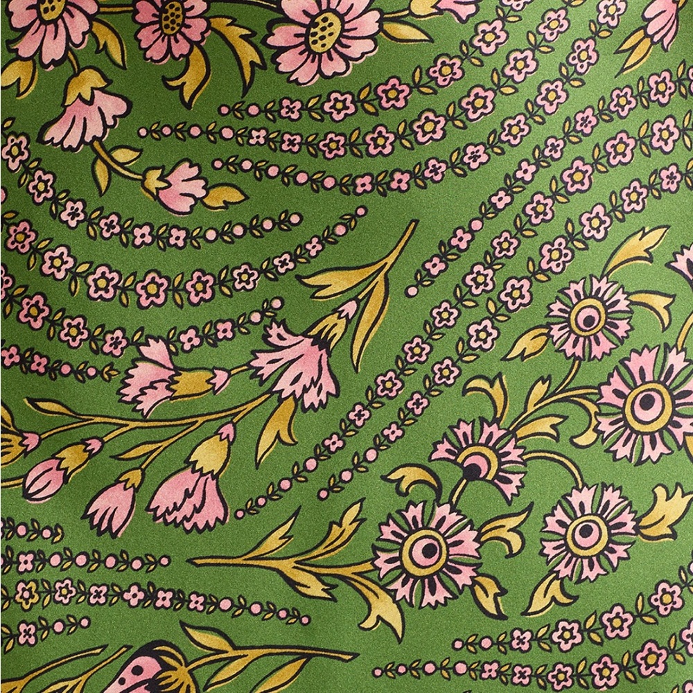 Veronica Beard Clover Skirt in Green Floral - Picture 5 of 7